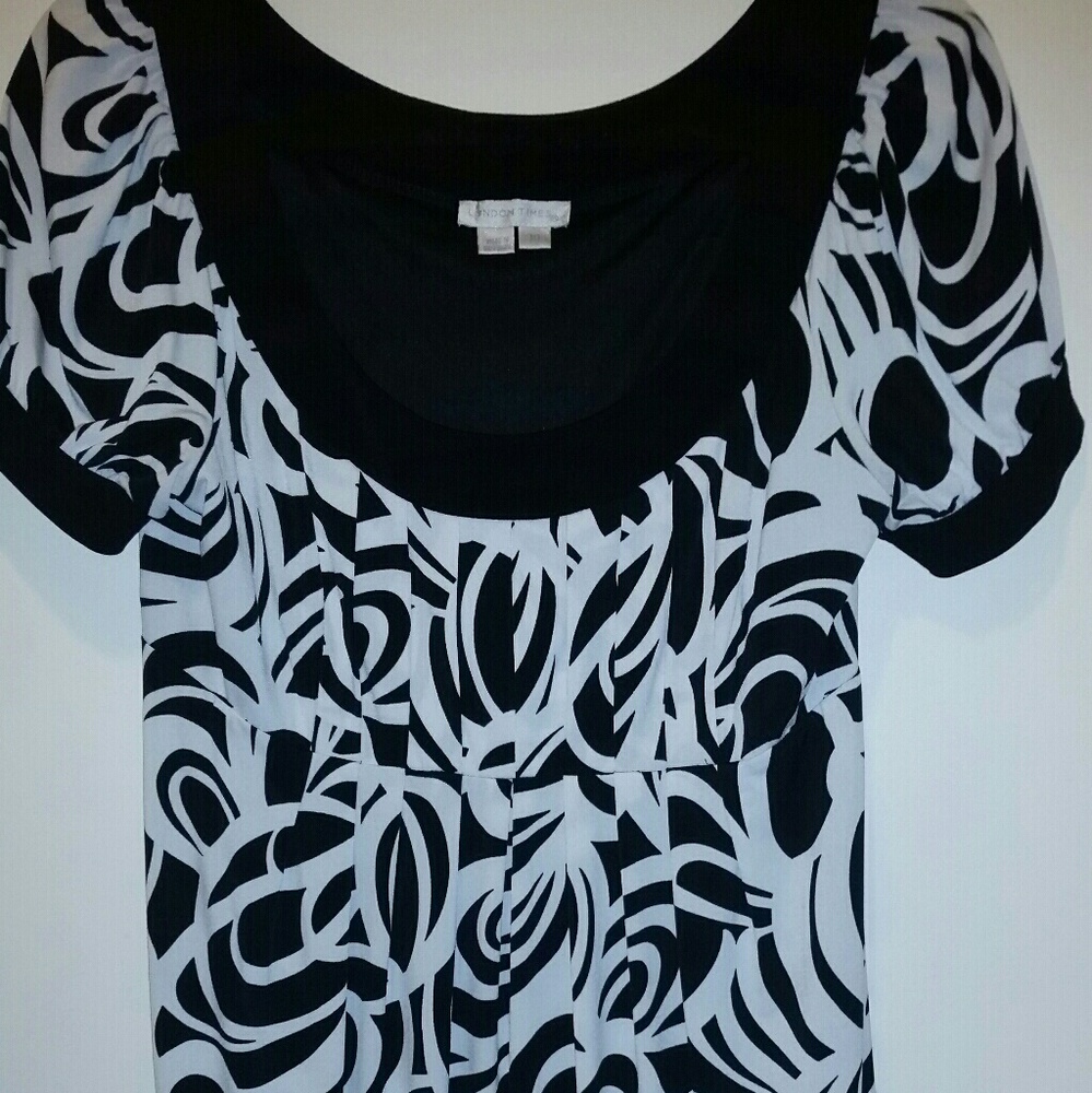 Black and white dress